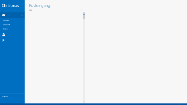 leerer Posteingang
