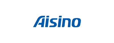 The image shows the Aisino company logo with the name Aisino in blue text on a white background.