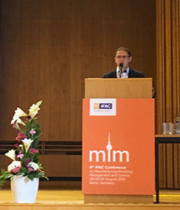 Professor Dmitry Ivanov welcomes the MIM 2019 participants
