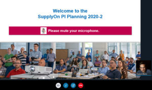 A reminder of the past: Physical get-together for the PI Planning