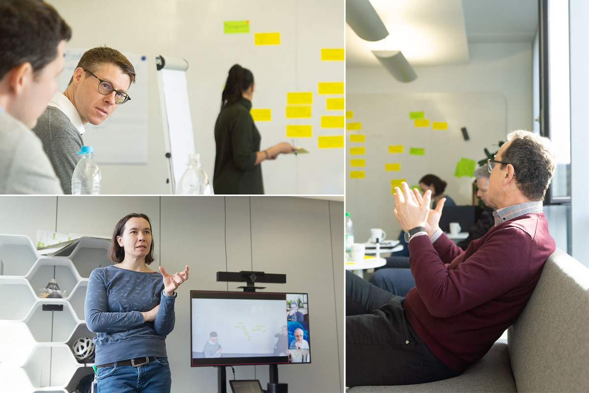 Intensive discussions illuminate different viewpoints from the customer's perspective — this even works hybrid with experts connected remotely
