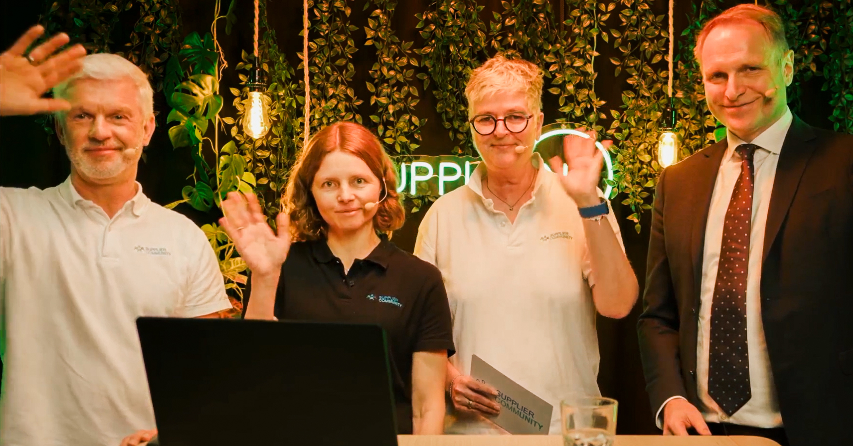 Mario, Sabine, Regina and Dr. Martin Rothermel at the Supplier Community Event